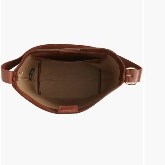 NWT Madewell Essentials Suede Bucket Bag with studded strap detail - Picture 4 of 5